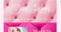 Desktop Screenshot of oonalablanc.com